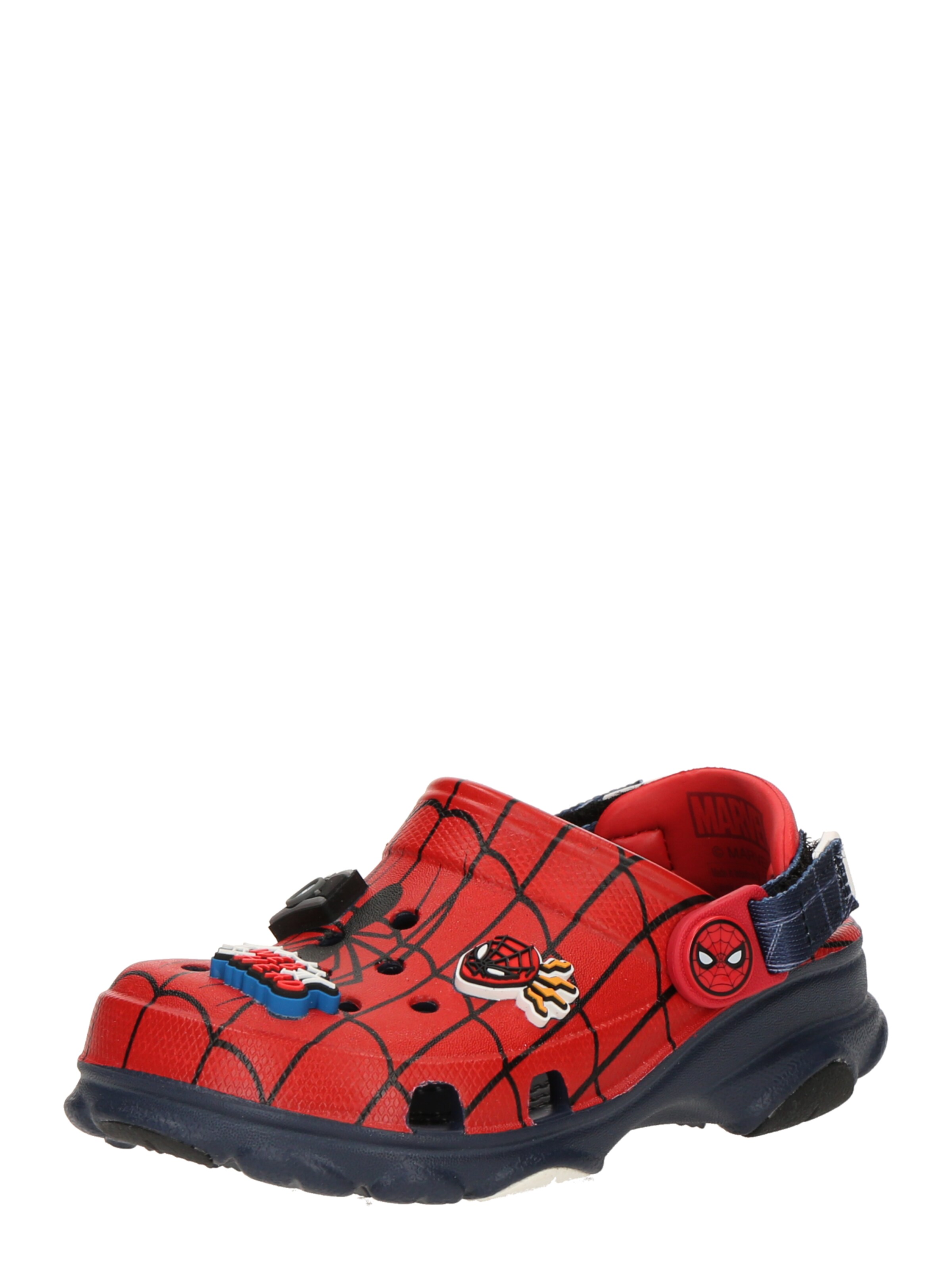 Crocs Clogs 'Spider-Man All Terrain' in Rot: Vorderseite