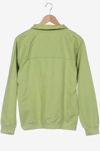 Trigema Sweatshirt & Zip-Up Hoodie in M in Green