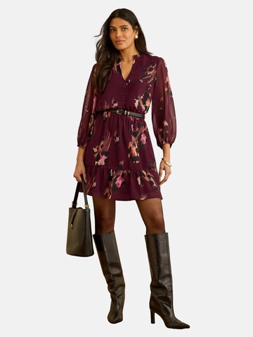 love & roses Jurk in Rood: voorkant