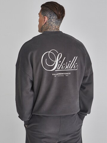Felpa di SikSilk in grigio: frontale