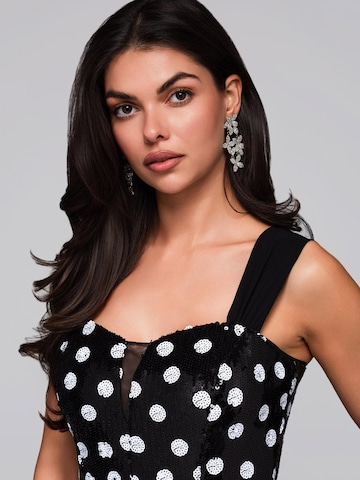 Robe de soirée Ombre en noir