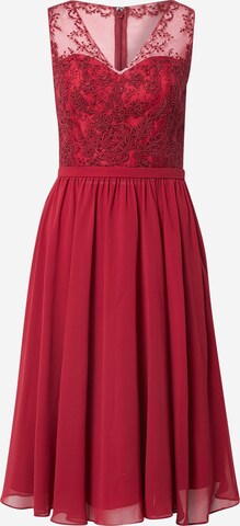 mascara - Vestido de cocktail em vermelho: frente