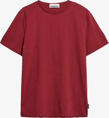 ARMEDANGELS T-Shirt ' JAAMES BRUSHED ' in Rot: Vorderseite