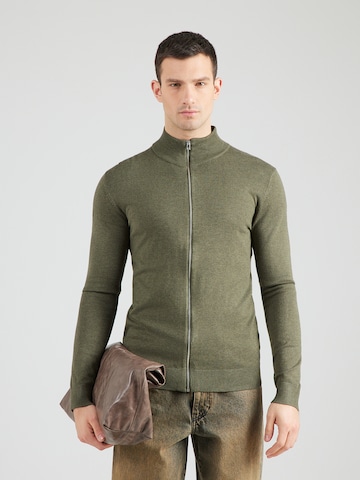 Lindbergh Πλεκτή ζακέτα σε πράσινο: μπροστά