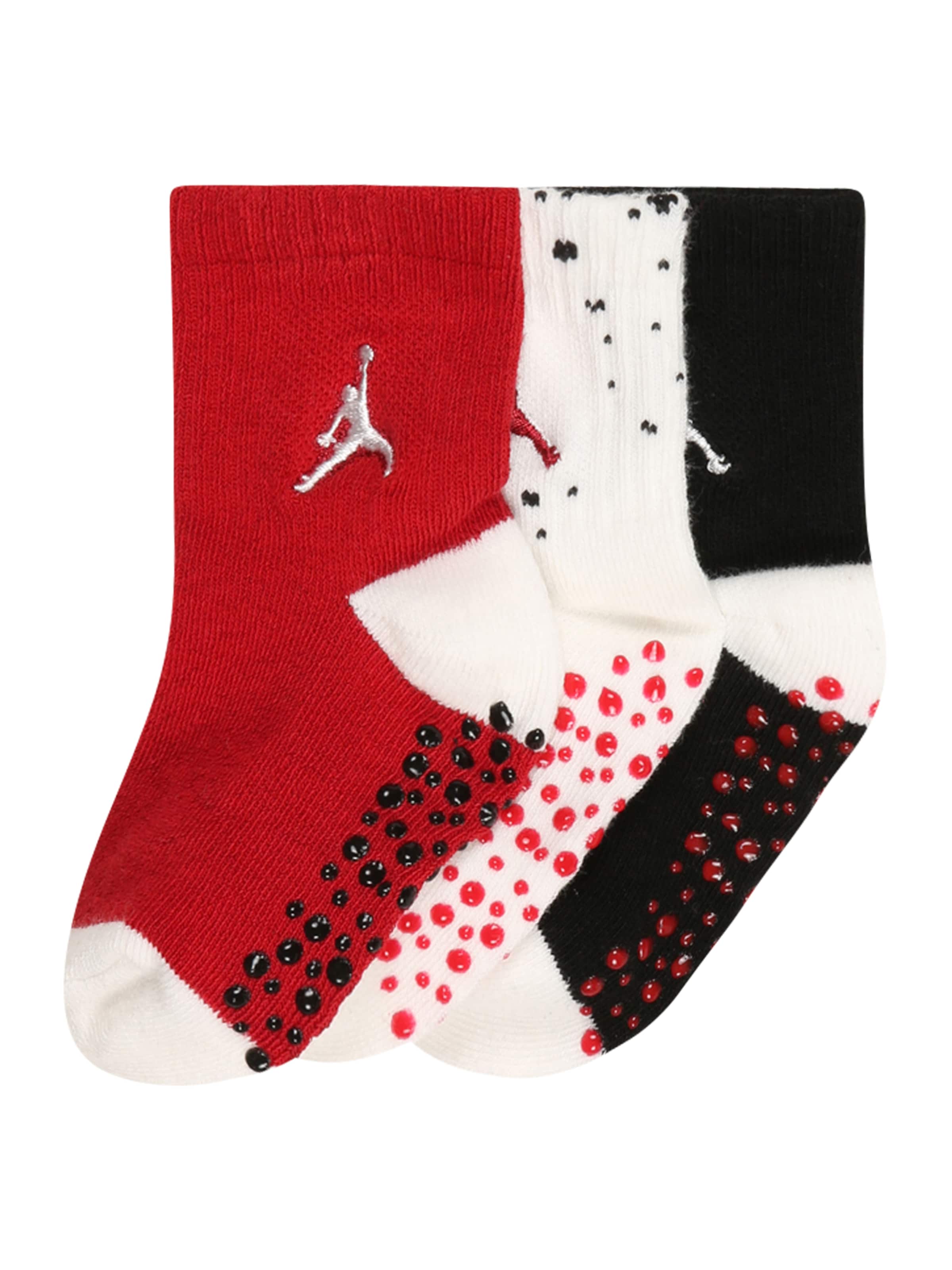 Jordan Къси чорапи в червено: отпред