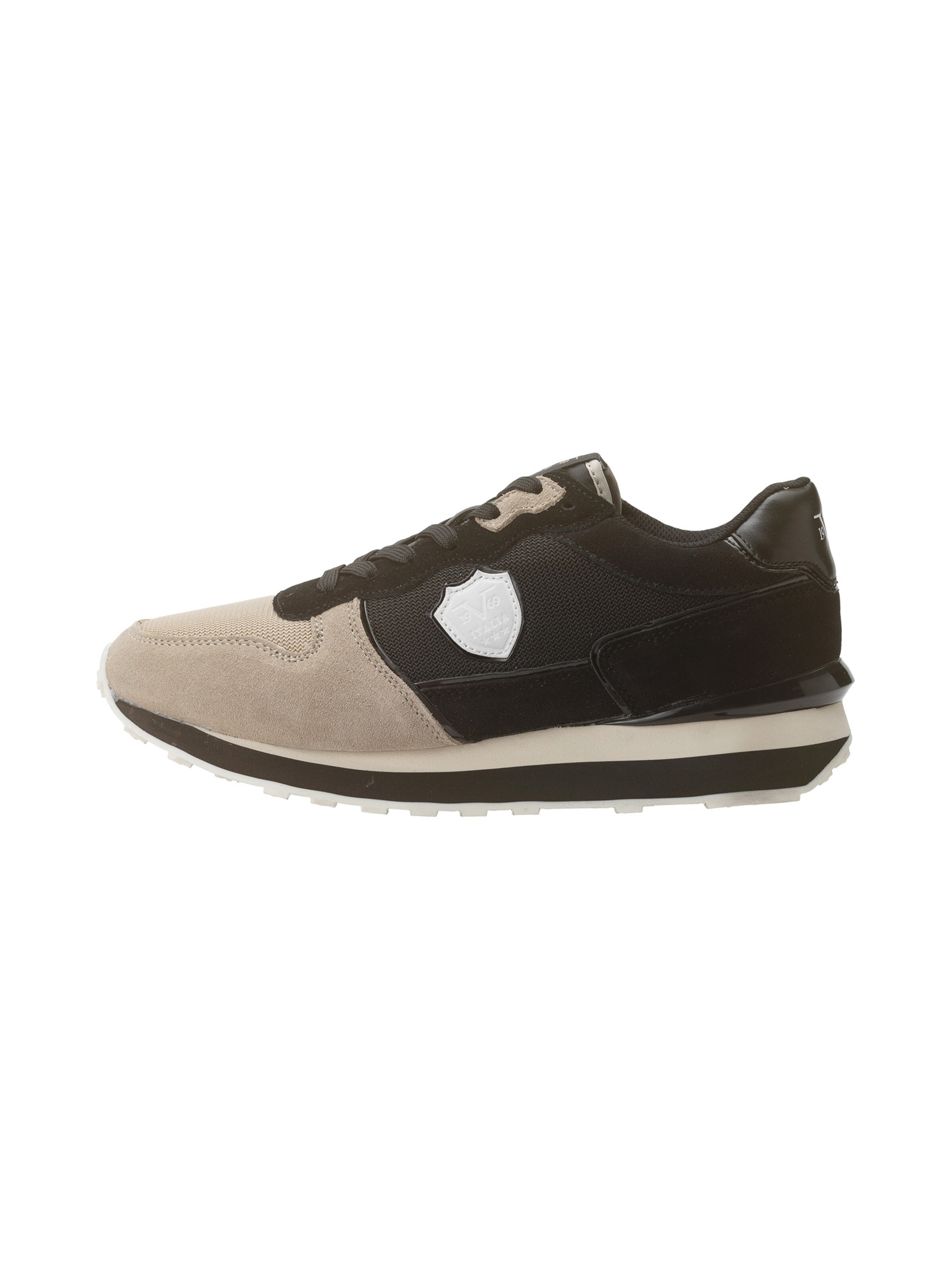 19V69 ITALIA Platform trainers ' Mio ' in Brown: front