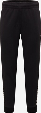 Effilé Pantalon de sport 'Code' Superdry en noir : devant