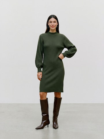 VERO MODA Kootud kleit 'VMHarper', värv roheline: eest vaates