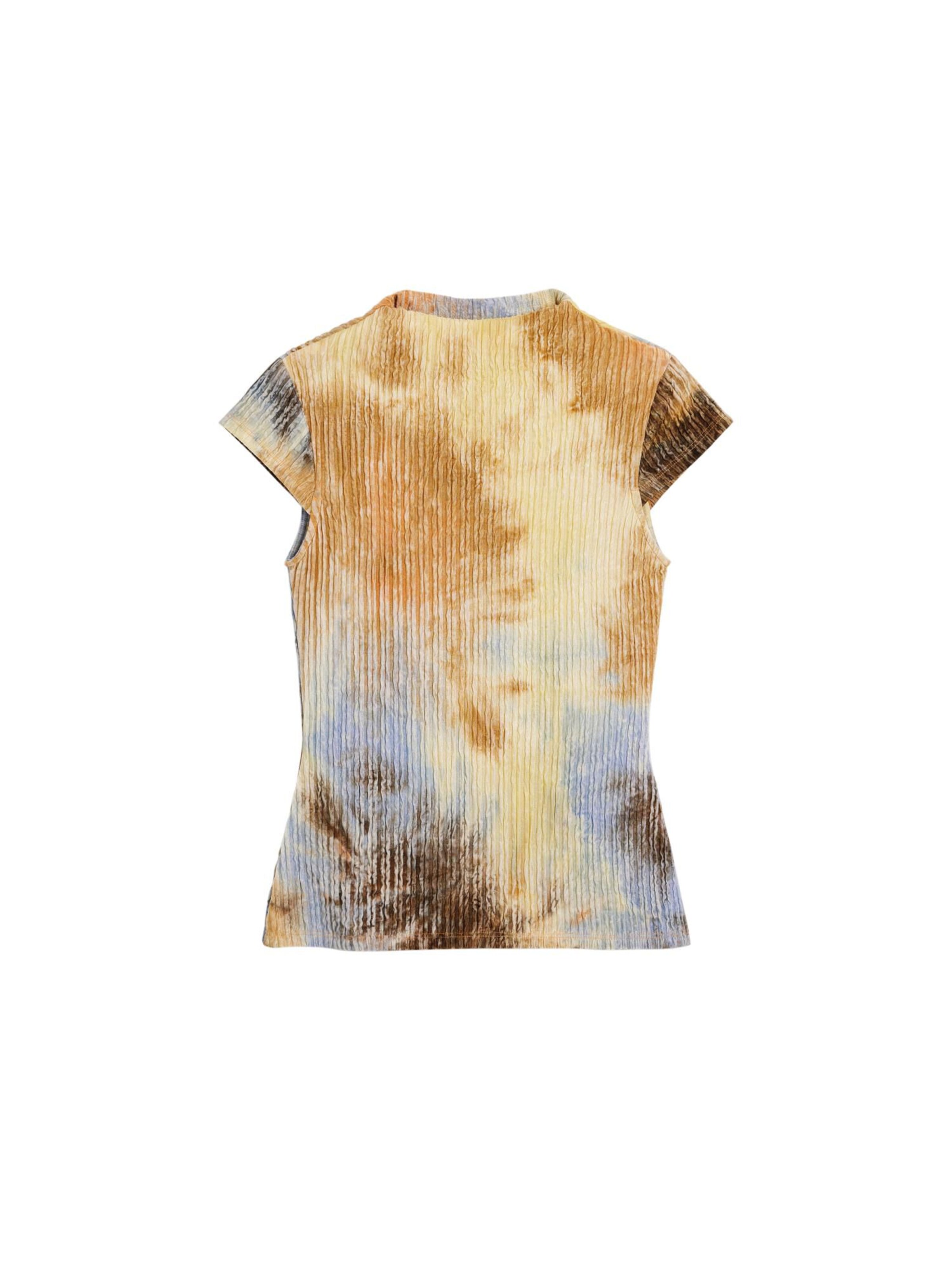 Desigual Тениска в жълто: отпред