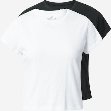 T-shirt HOLLISTER en noir : devant