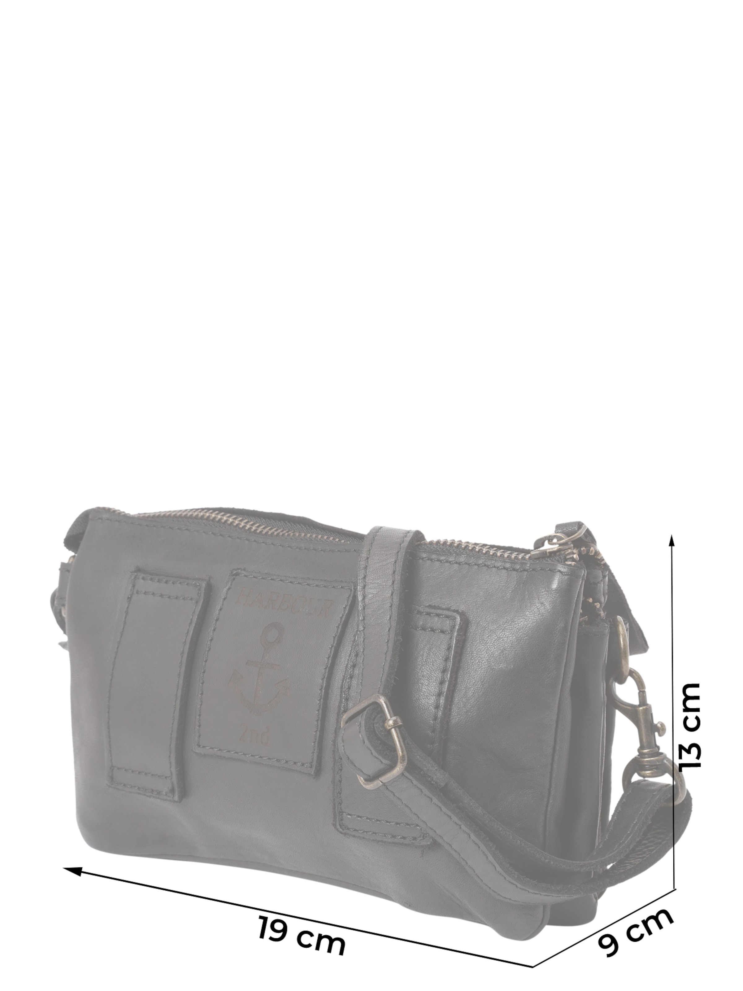 Harbour 2nd Τσάντα ώμου 'Urban Poets - Logan' σε μαύρο