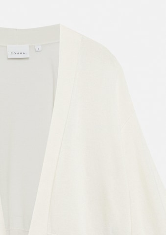 COMMA Knit cardigan in White