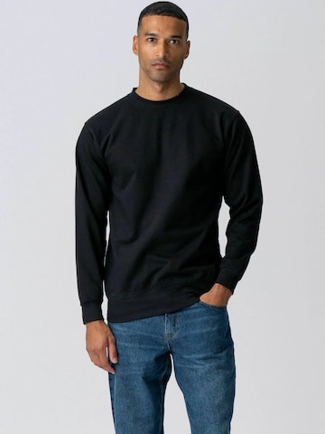 Pull-over ' Sweatshirt ' TEESHOPPEN en noir : devant