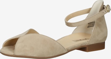 Paul Green Strap Sandals in Beige: front