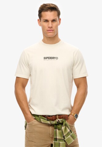 Superdry Shirt in Beige: front