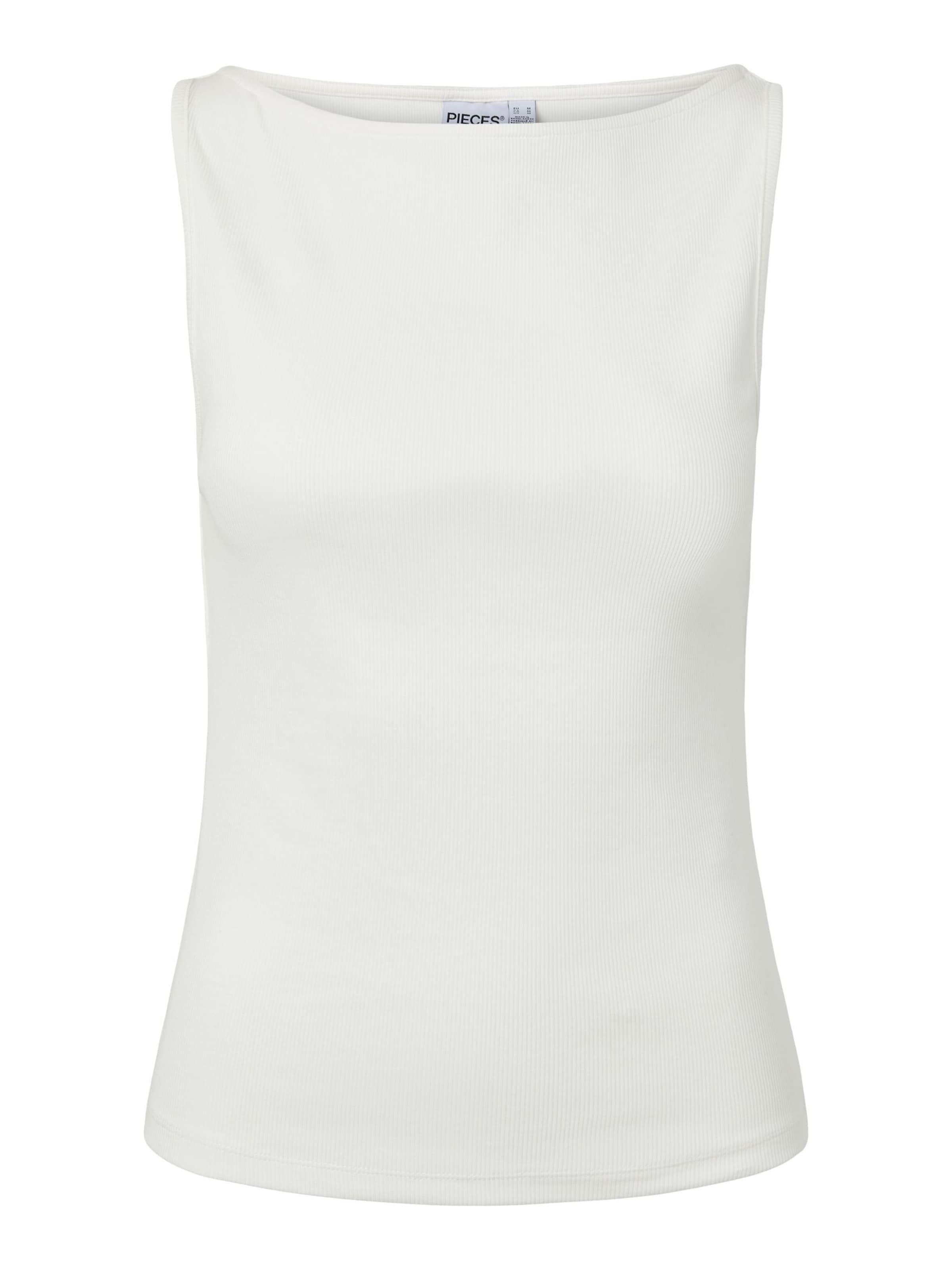 Haut 'PCMay' PIECES en blanc : devant