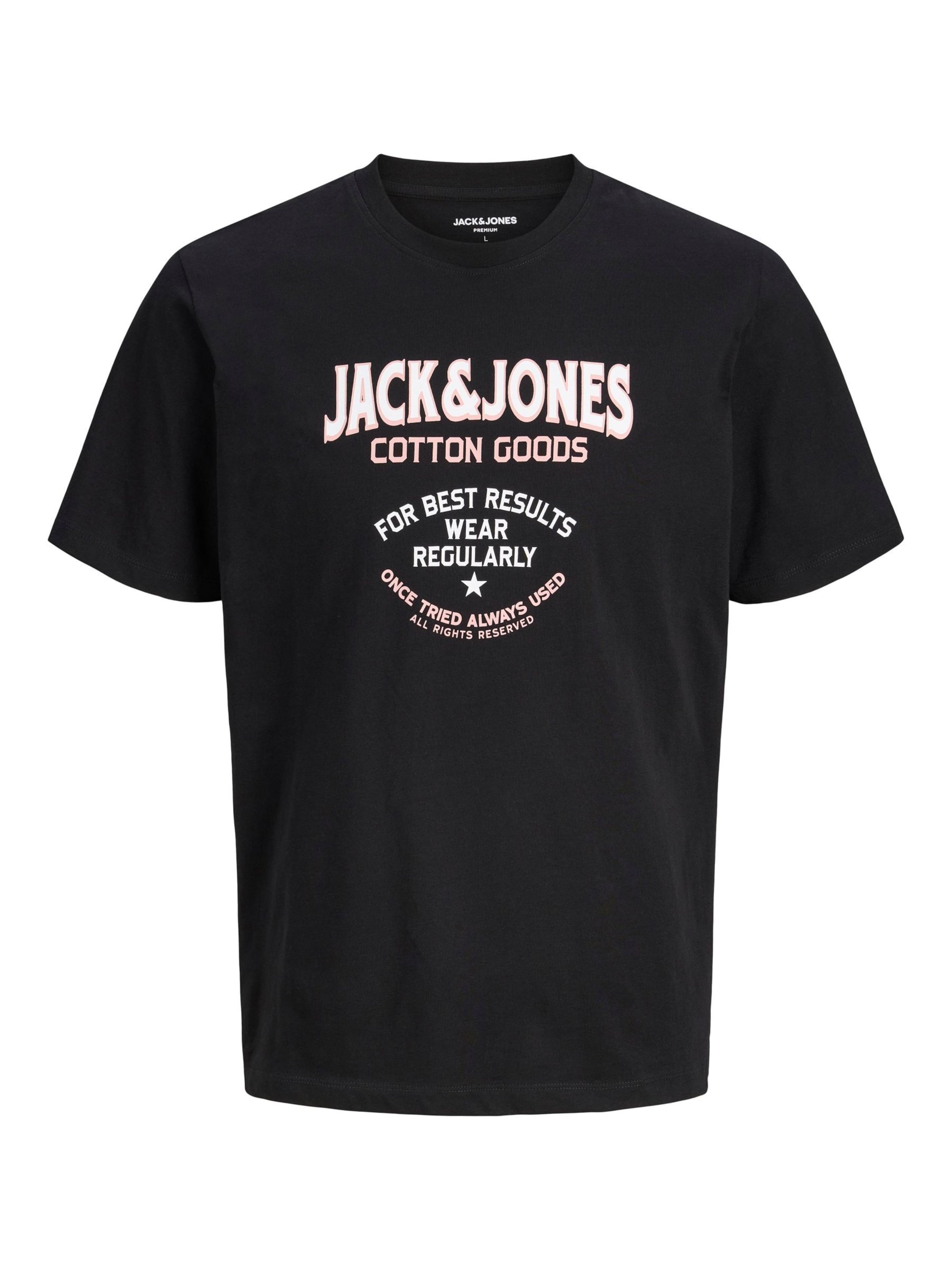 JACK & JONES Shirt in Black: front