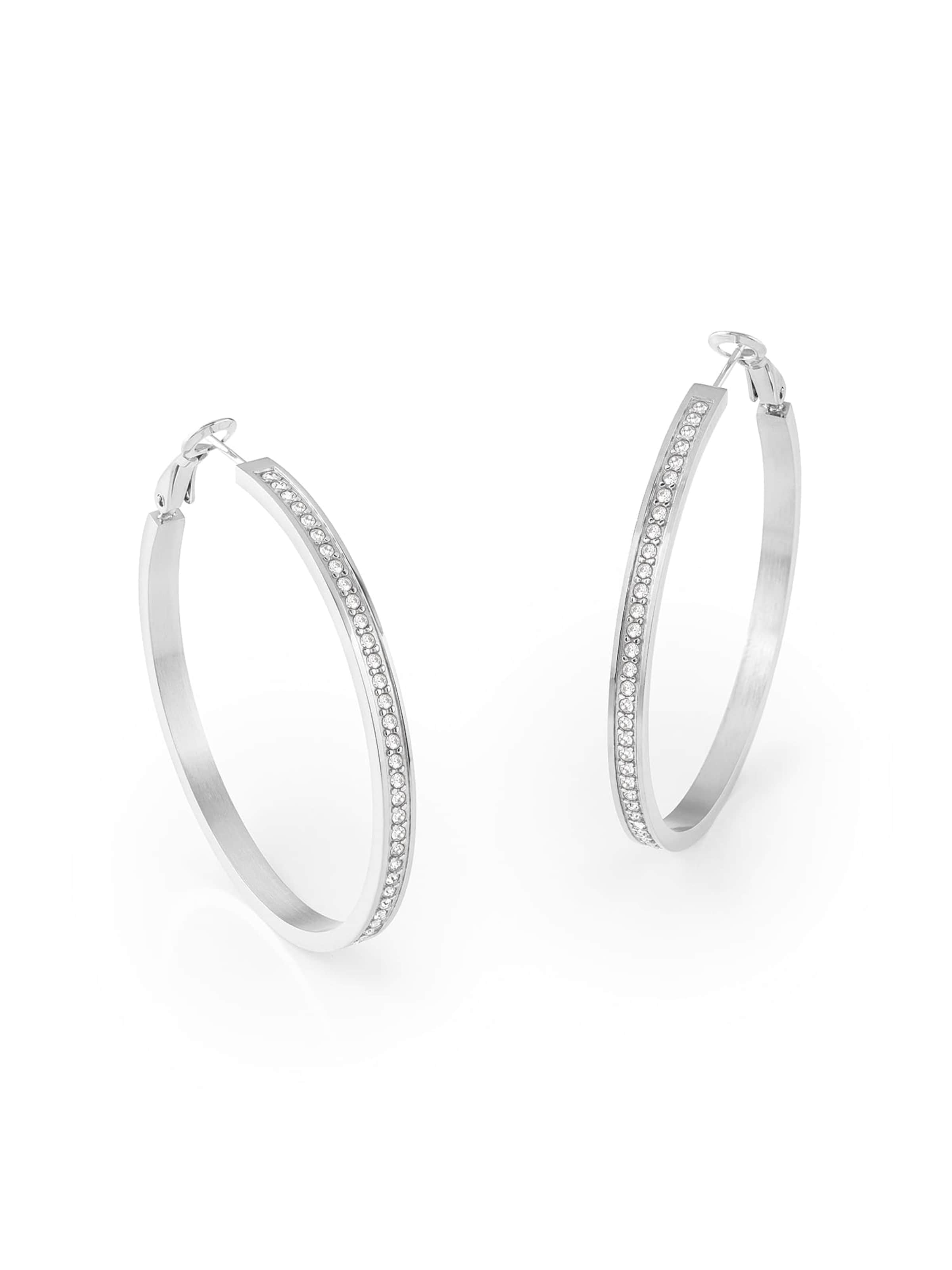 GUESS Earrings 'Color My Day' in Silver: front