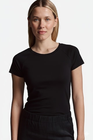 Cotton Candy T-Shirt in Schwarz: Vorderseite