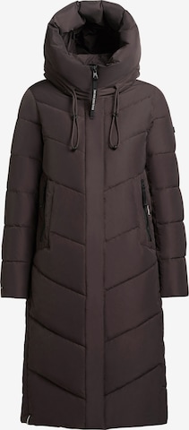 Manteau d’hiver 'Trudie' khujo en marron : devant