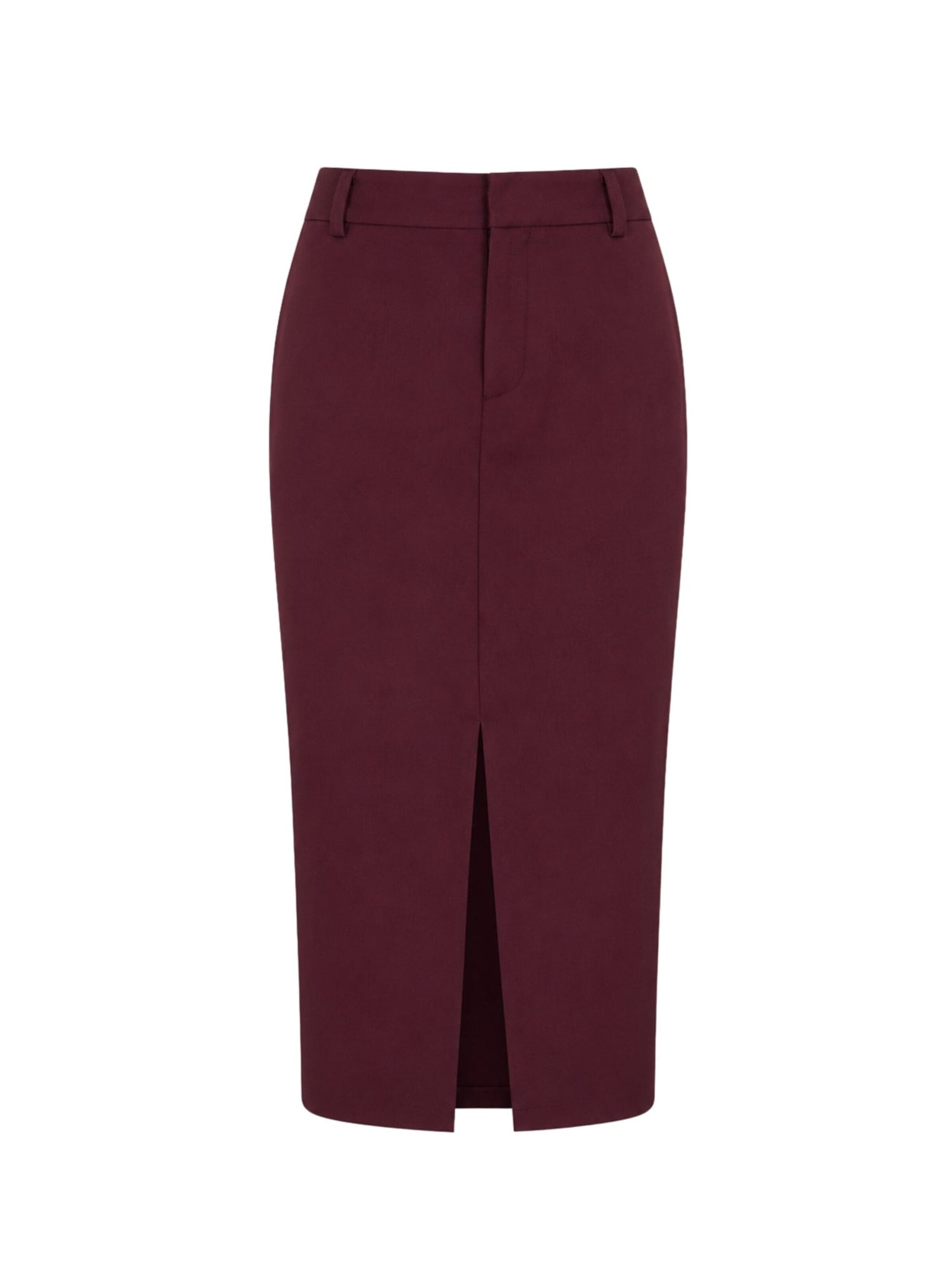 Mar de Margaritas Skirt in Red: front