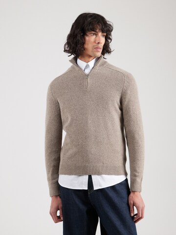 Pullover 'SLHNICO' di SELECTED HOMME in beige: frontale