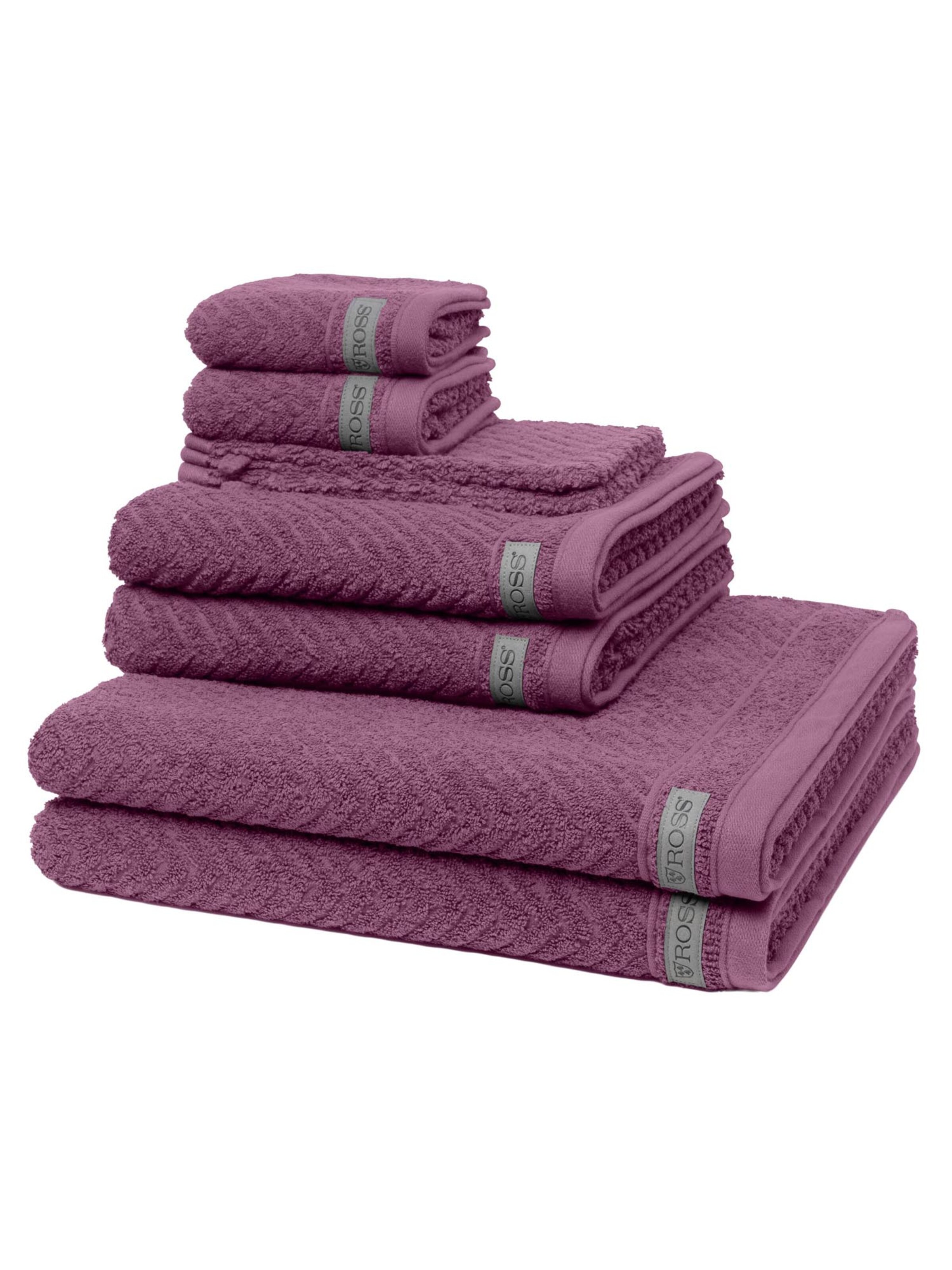 ROSS Towel 'Smart' in Purple: front