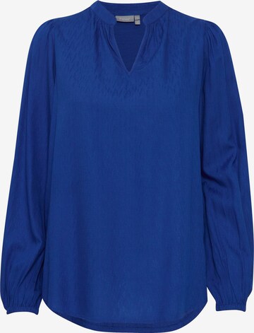Camicia da donna di Fransa in blu: frontale