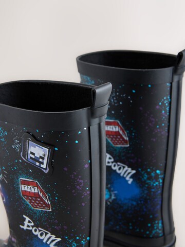 Next Kumisaappaat 'Minecraft' värissä musta