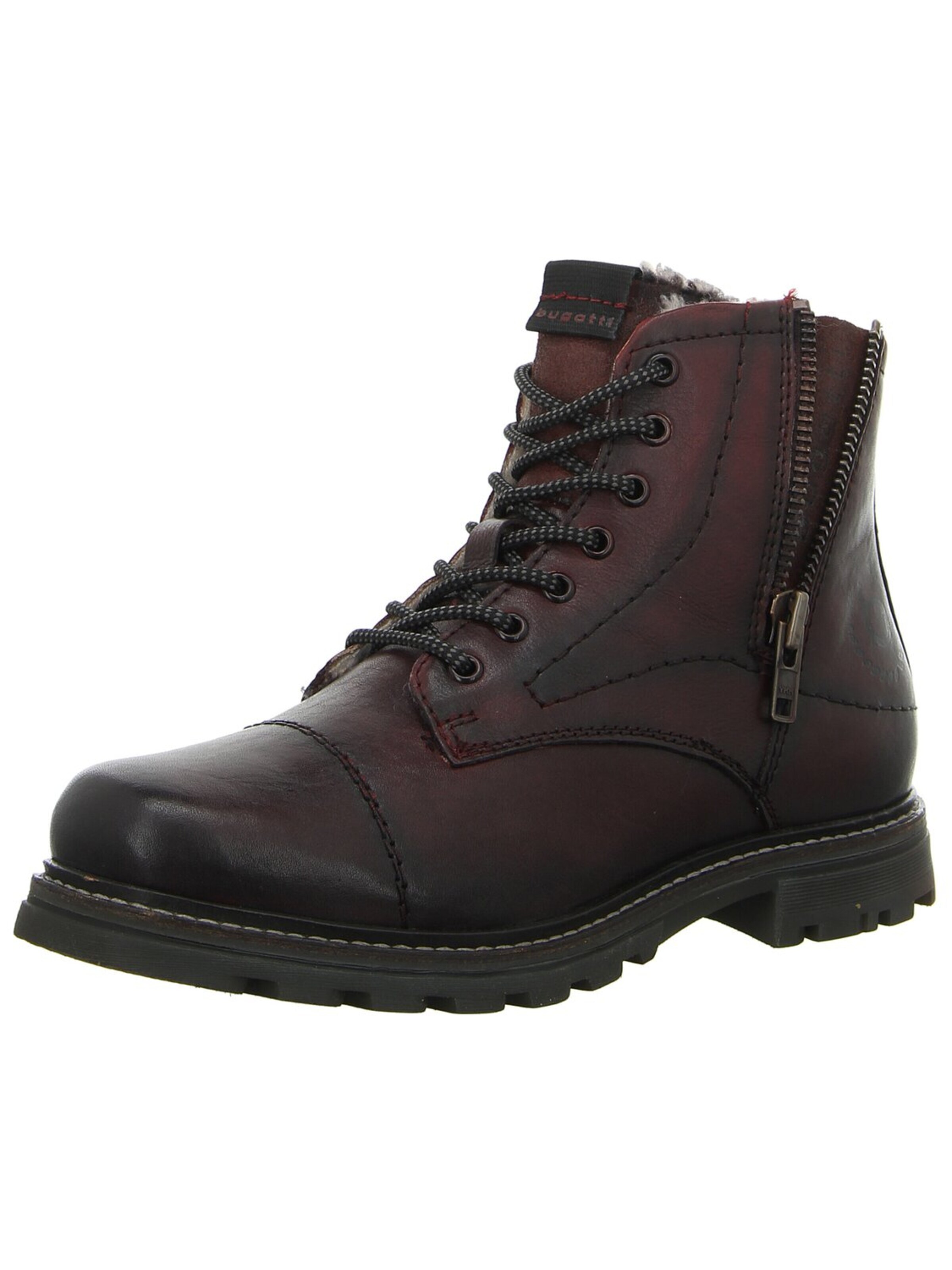 bugatti Boots 'Herren Stiefelette 321ACB501000-3100 Echt Leder in rot' in Red: front