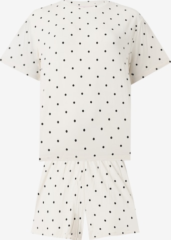 Hunkemöller Pyjamashortsit värissä beige: etupuoli