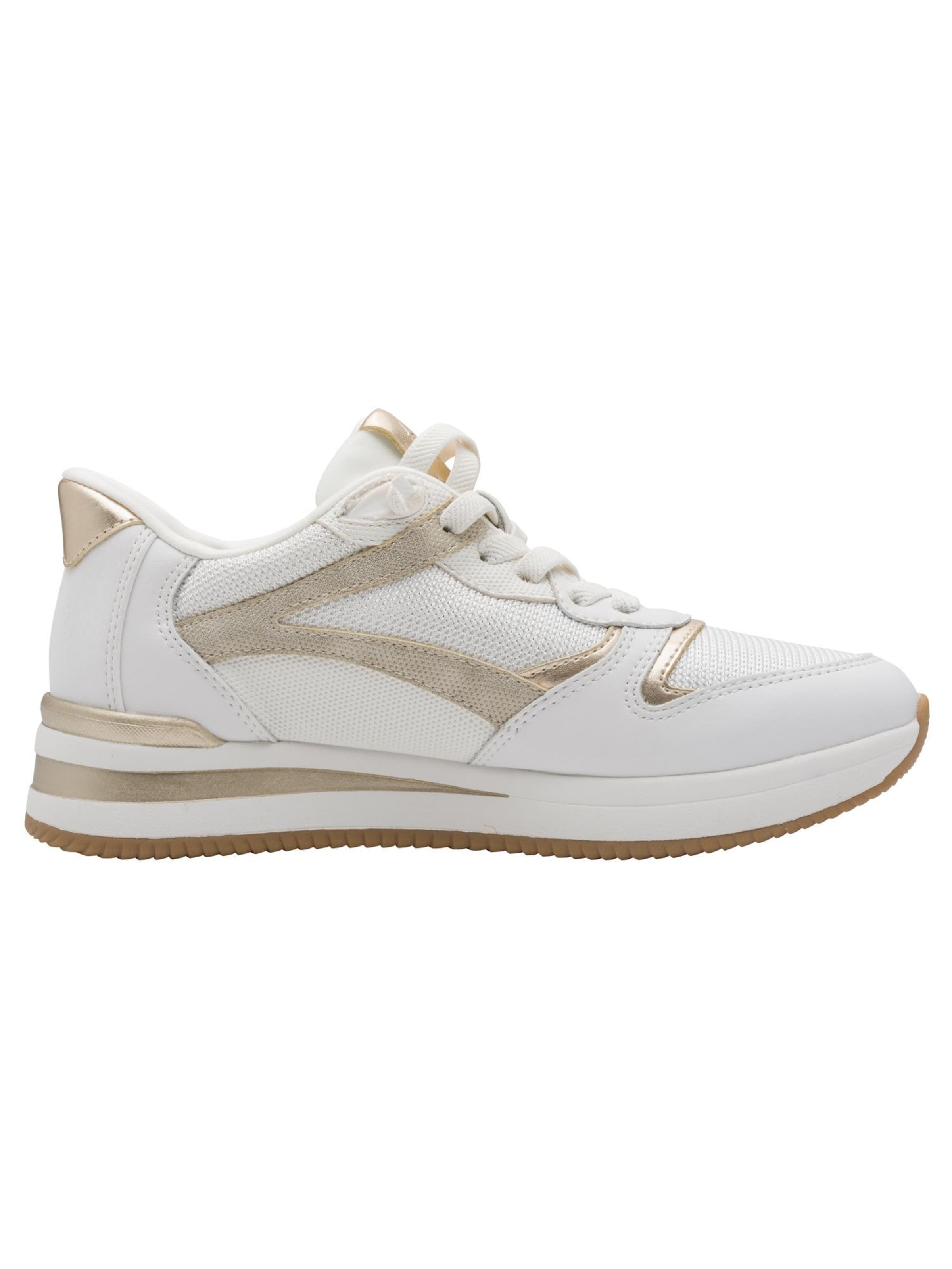 Tamaris Platform trainers in White