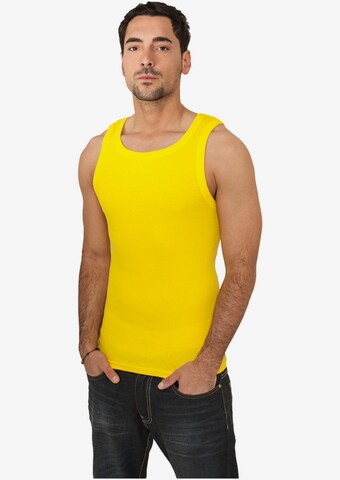 T-Shirt Urban Classics en jaune : devant