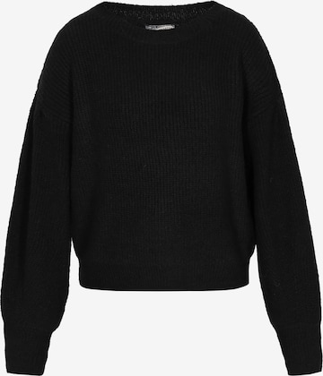 DreiMaster Vintage Pullover in Schwarz: Vorderseite