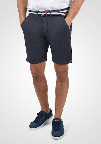 Regular Pantalon chino 'Mews' INDICODE JEANS en bleu : devant