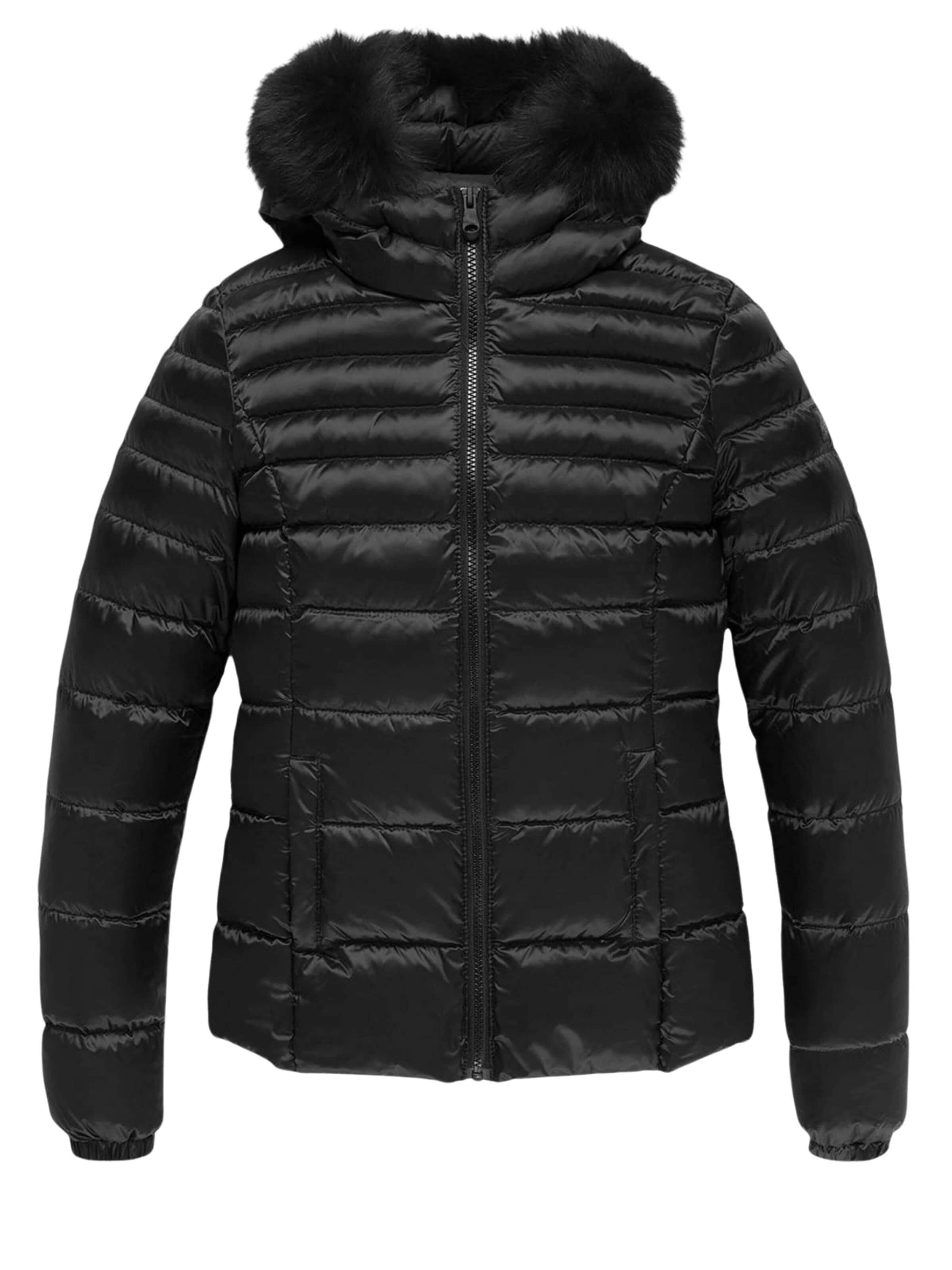 Refrigiwear Winter Jacket 'W97618MEAD' in Black: front