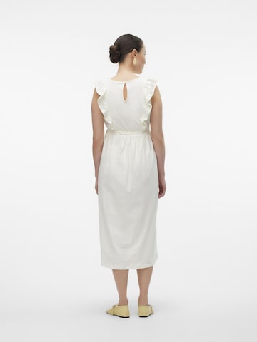 Robe MAMALICIOUS en beige