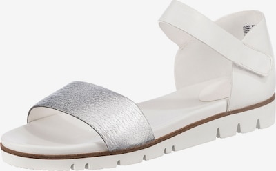 GERRY WEBER SHOES Sandale in silber / weiß, Produktansicht
