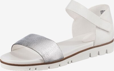 GERRY WEBER SHOES Sandale in silber / weiß, Produktansicht