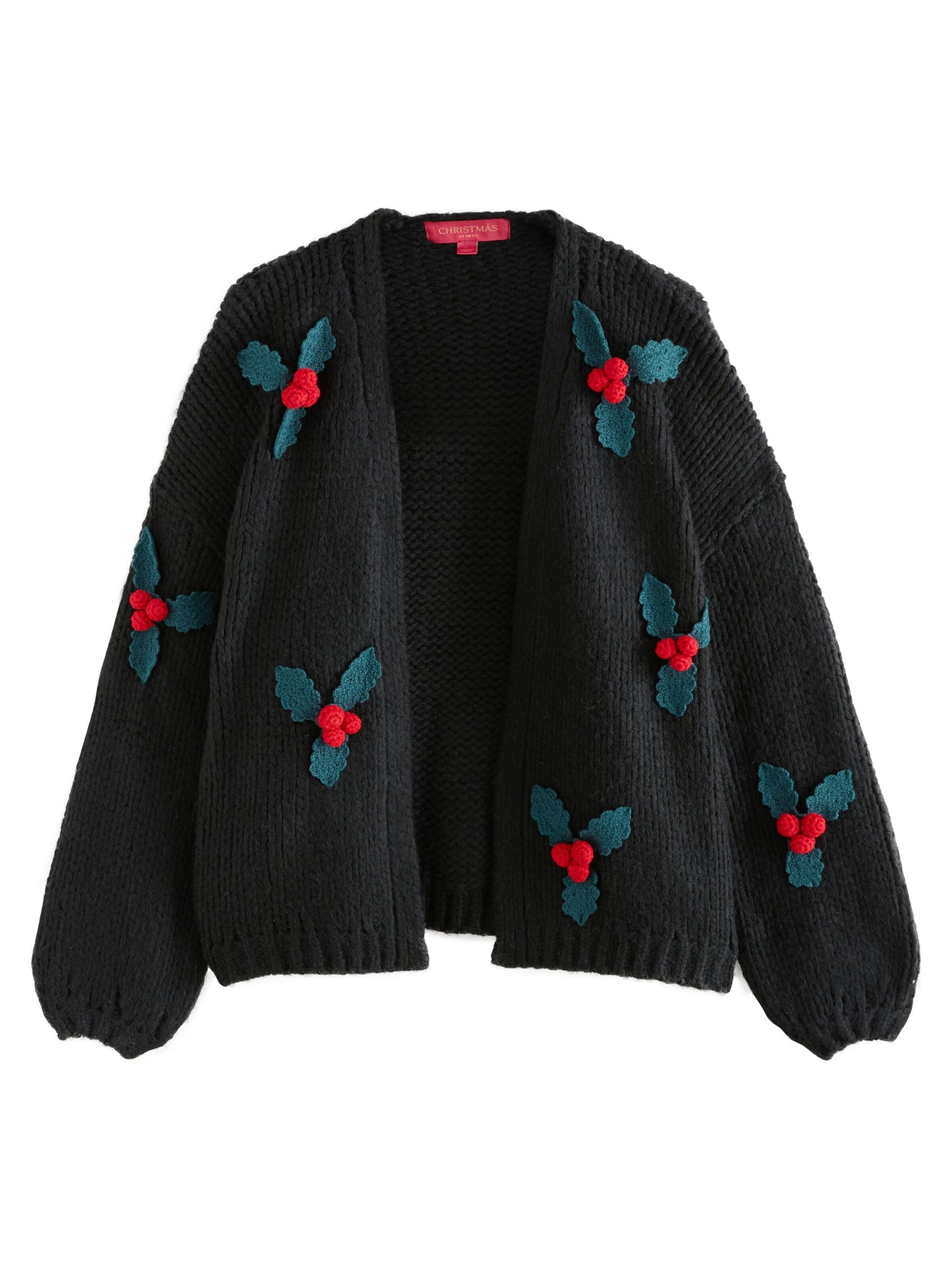 Next Strickjacke in Schwarz: Vorderseite