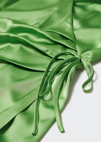 MANGO Košilové šaty 'Colette' – zelená
