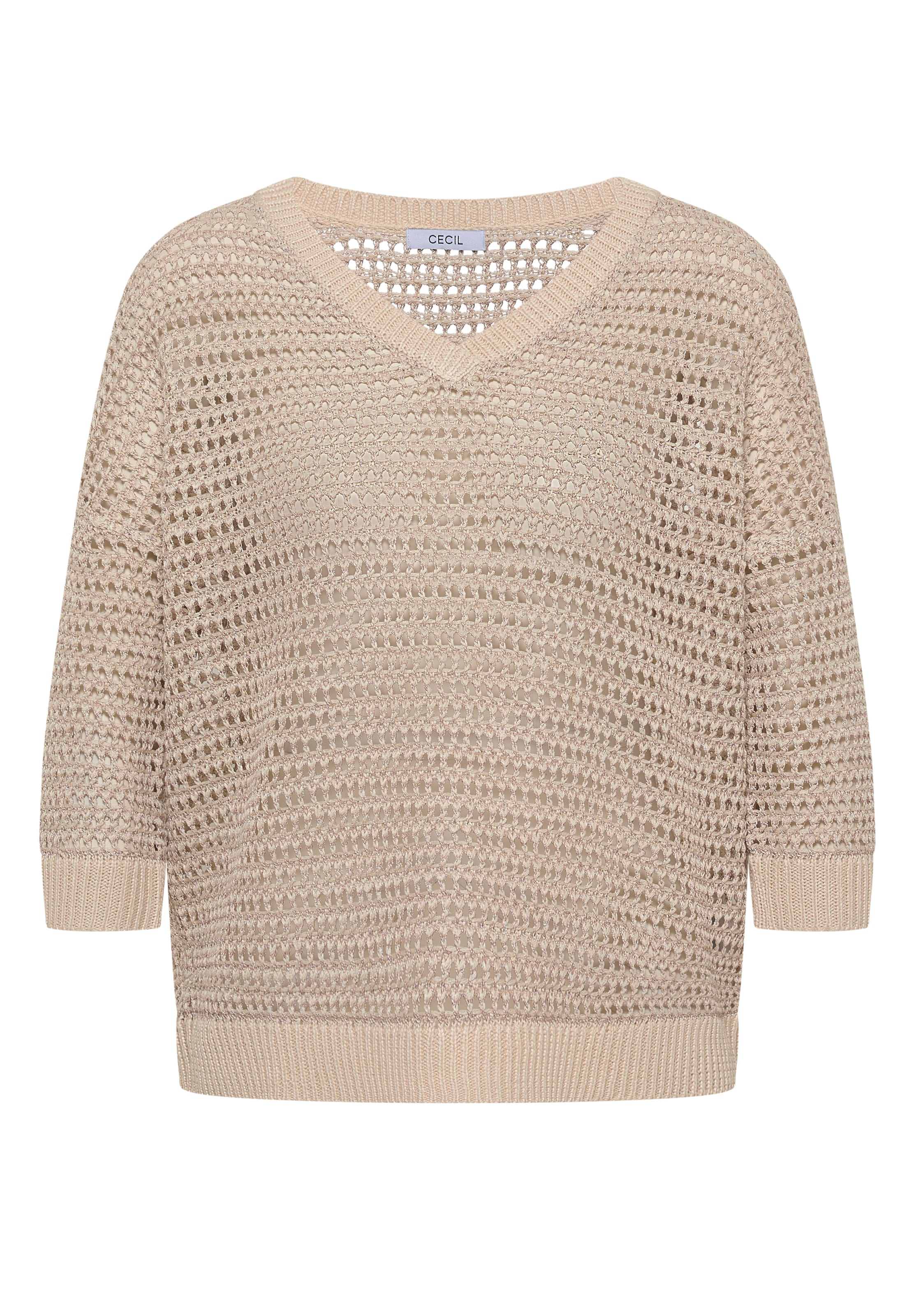 CECIL Pullover in Beige: Vorderseite