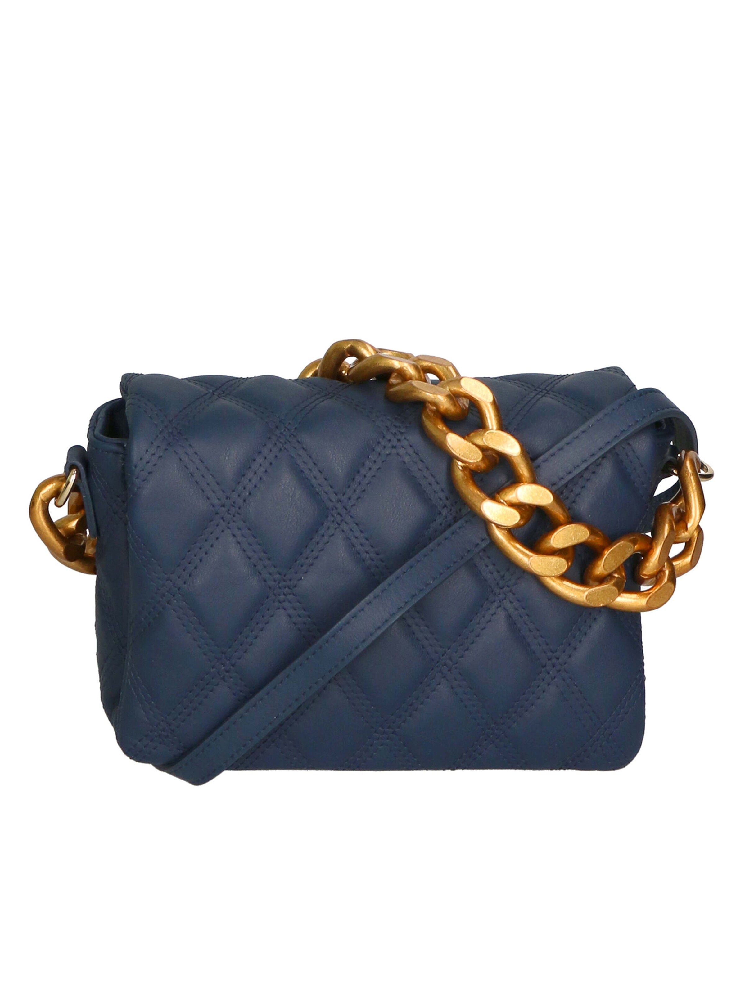 Borsa a spalla di Gave Lux in blu: frontale