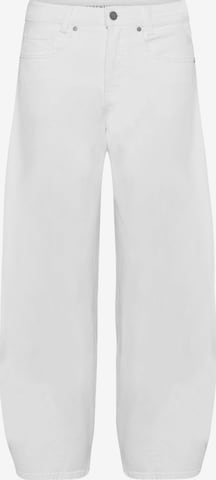 balta My Essential Wardrobe Barrel Džinsai 'MWHottie'