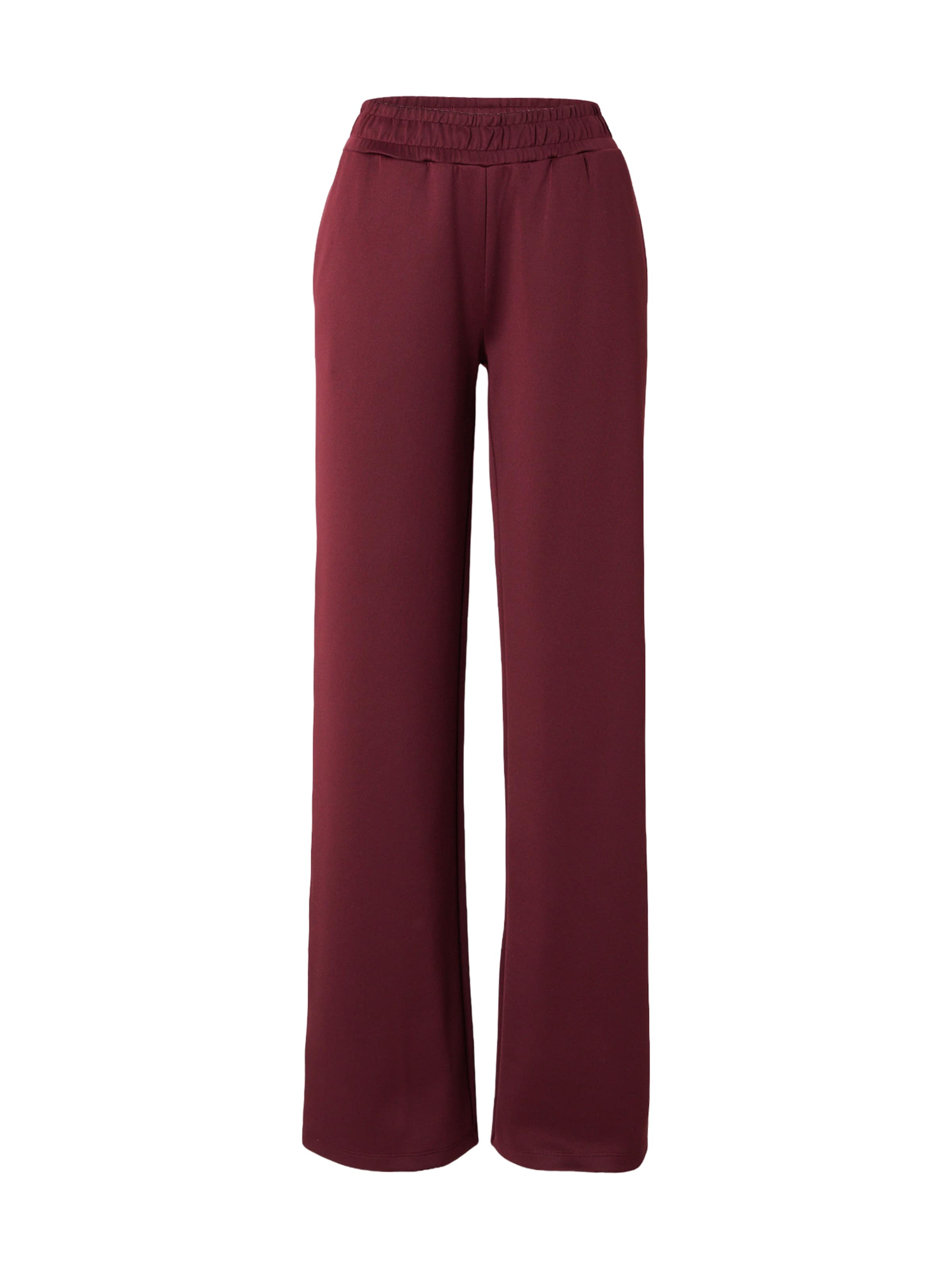 Wide leg Pantaloni di monari in rosso: frontale