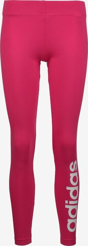 ADIDAS SPORTSWEAR Skinny Sportbroek 'Essentials Linear' in Roze