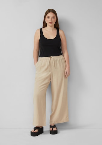 QS Regular Broek in Beige