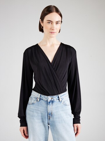 ABOUT YOU - Body camiseta 'Kim' en negro: frente