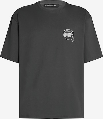 Karl Lagerfeld Футболка ' IKON T-SHIRT ' в Серый: спереди