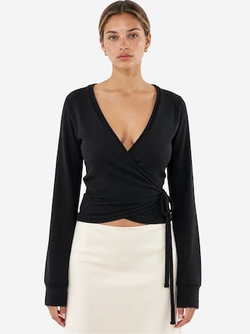 Busem Top 'Strickoberteile' in Black: front